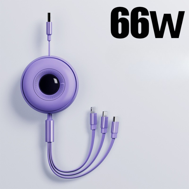Universal 3-in-1 Retractable Charging Cable