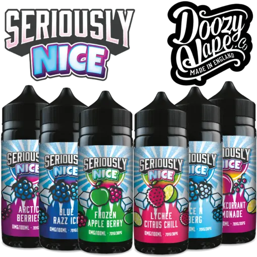 Seriously Nice by Doozy 100ml E-Liquid Shortfill | Only £7.99  70/30 VG/PG image 0