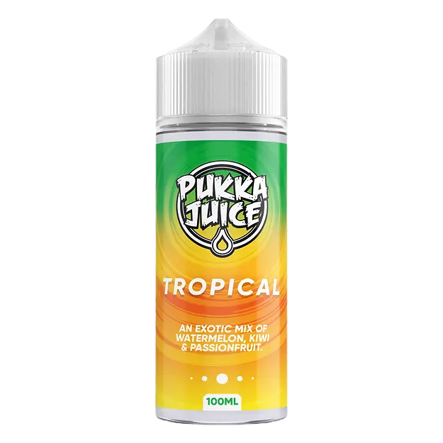Pukka Juice 100ml E-Liquid Shortfill 70/30 VG/PG - Tropical image