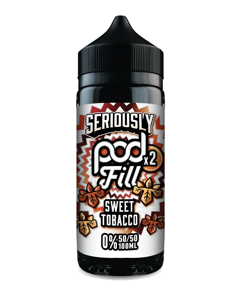 Seriously Pod Fill X2 by Doozy 100ml 50/50 E-Liquid Shortfill - Sweet Tobacco image