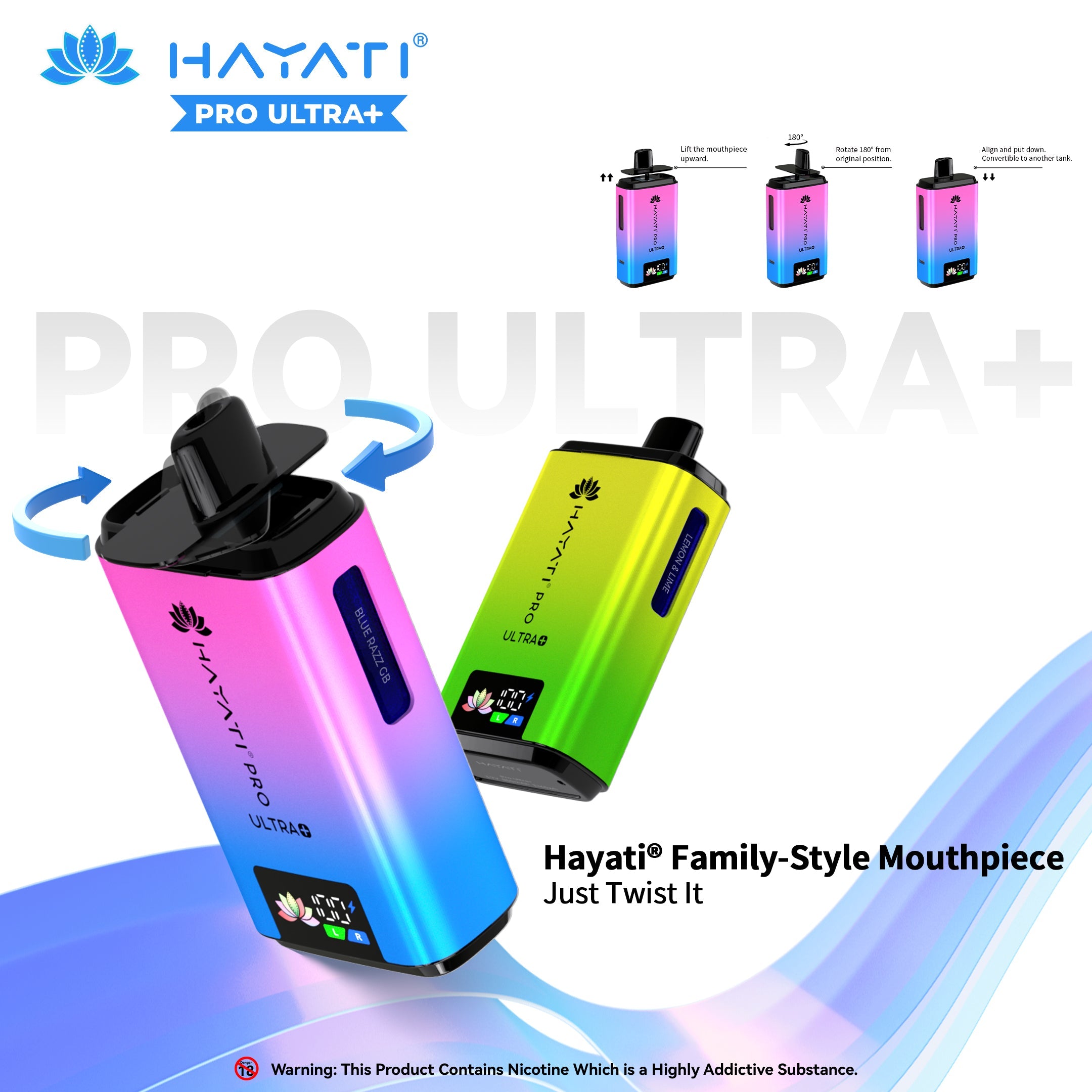 Hayati Pro Ultra Plus 25K Prefilled Vape Kit