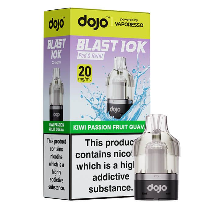 Vaporesso Dojo Blast 10K Prefilled Pod + 10ml Refill Container image 9