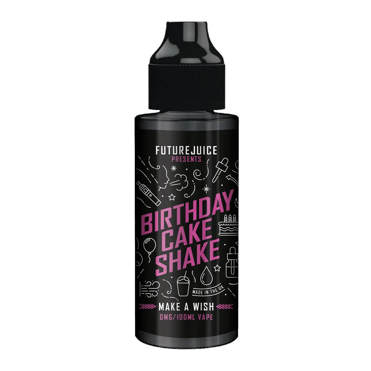 Future Juice 100ml 70/30 VG/PG E-Liquid Shortfill - Birthday Cake Shake image