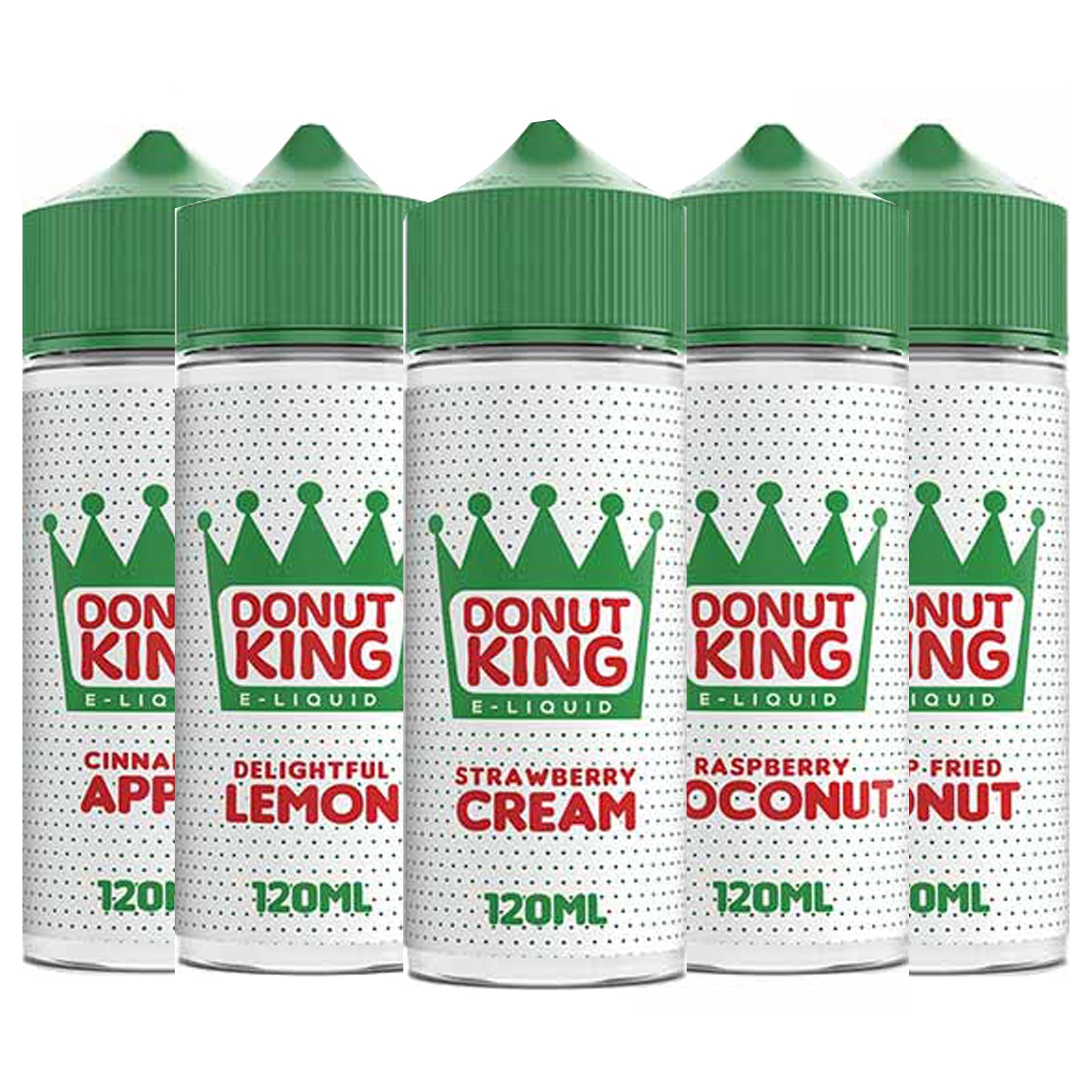 Donut King Range 120ml Shortfill E-liquids