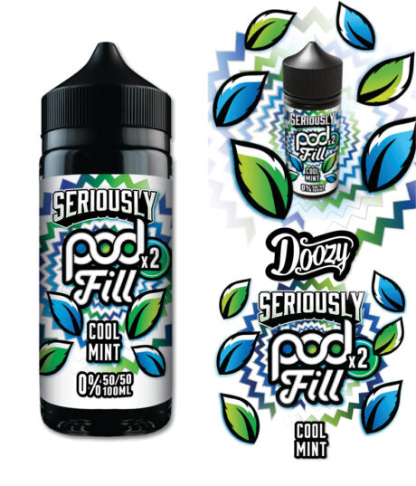 Seriously Pod Fill X2 by Doozy 120ml 50/50 E-Liquid Shortfill E-liquids