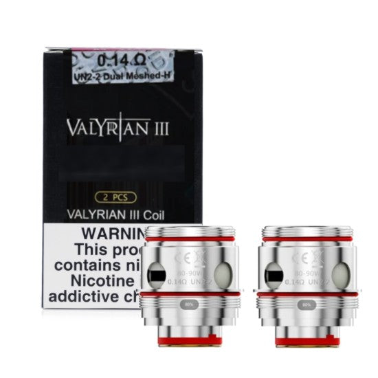 Uwell Valyrian 3 Replacement Coils - 2 Coils/Pack | Compatible with Valyrian 2 and 3