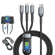 3-in-1 Charging Cable | Nylon Braided