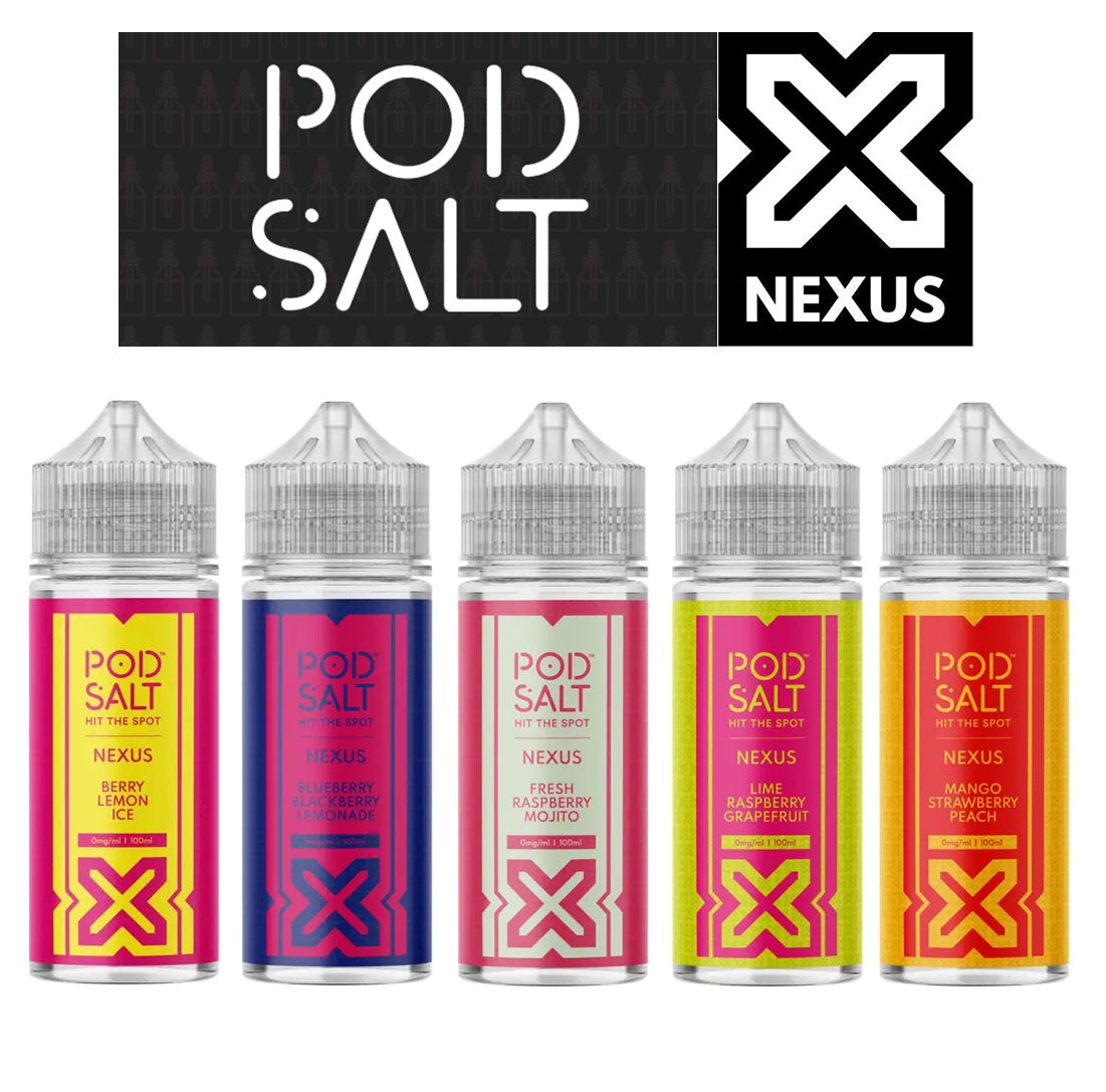 Pod Salt Nexus 120ml E-Liquid Shortfill E-liquids