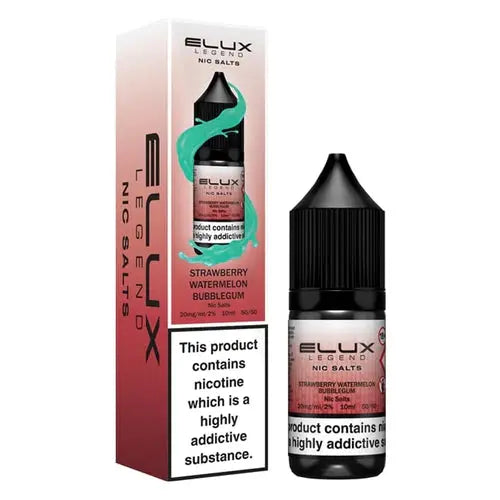 Elux Legend Nic Salts 10ml - 20MG - Strawberry Watermelon Bubblegum image
