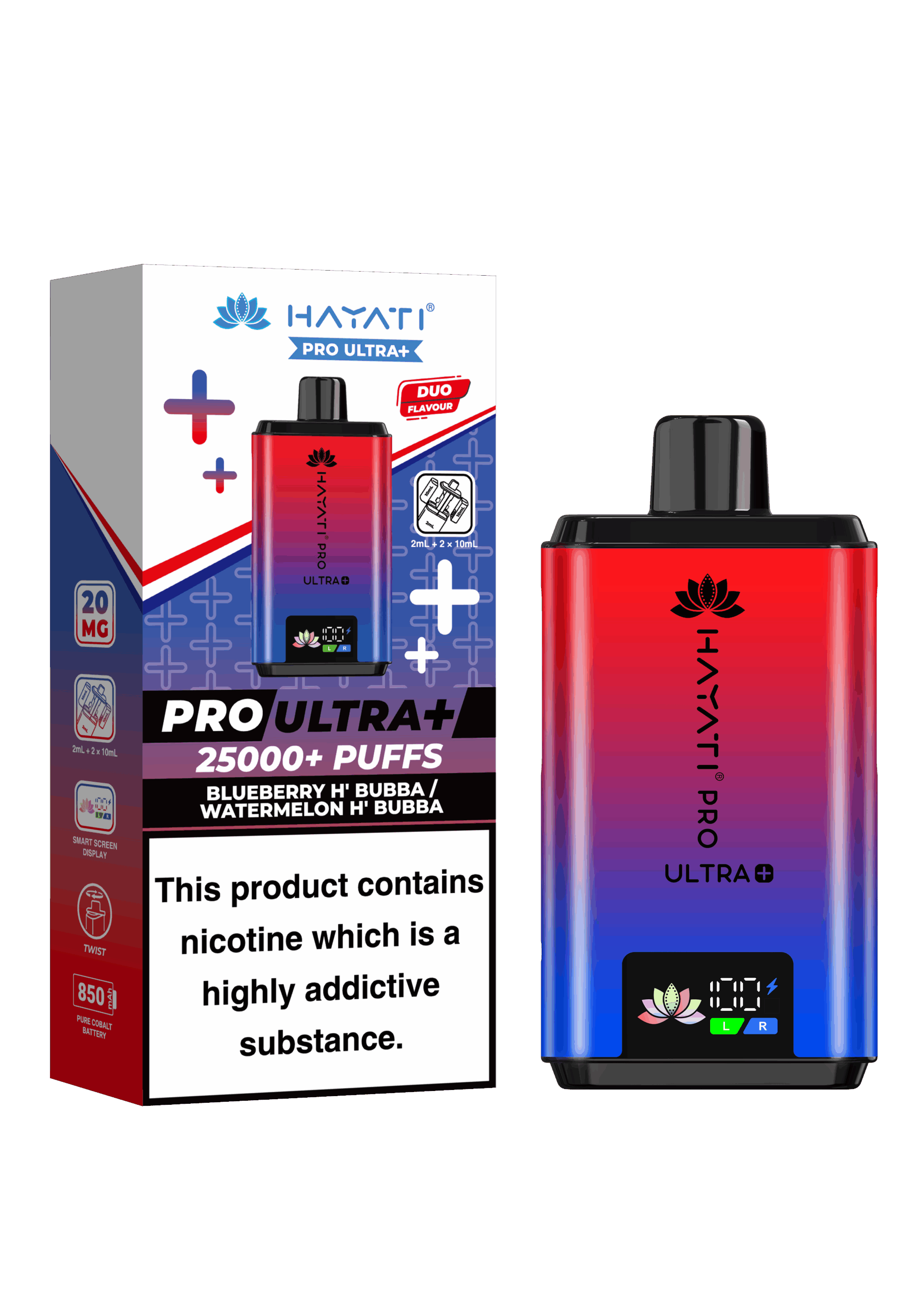 Hayati Pro Ultra Plus 25K Prefilled Vape Kit