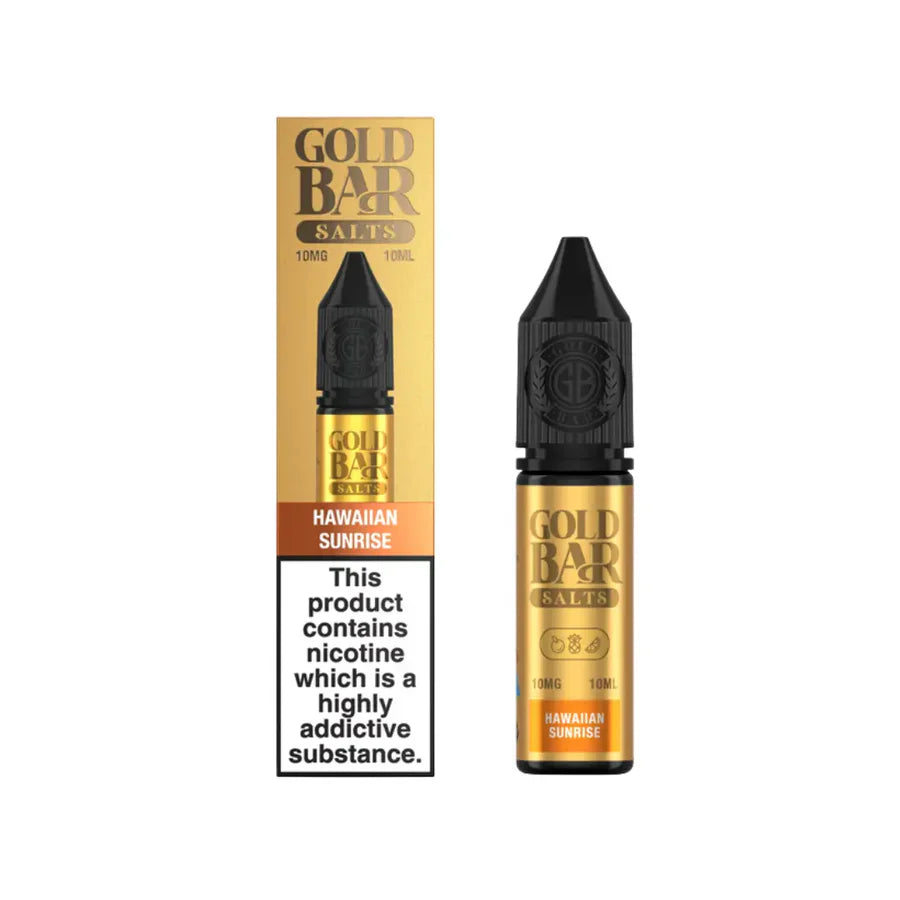 Gold Bar Nic Salts 10ml - 10mg