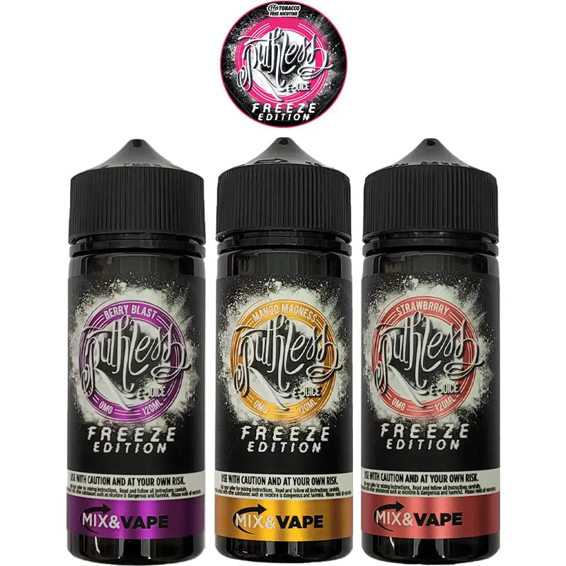 Ruthless Freeze Edition 100ml Shortfill E-liquids  70/30 VG/PG - Cherry Bomb image