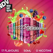 NDV E-Liquid 50ml Shortfill | 70/30 Vg/pg | 12 Incredible Flavors image 0