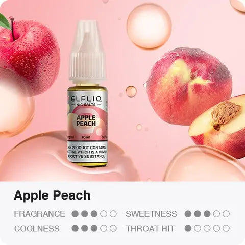 ELFLIQ Nic Salts by Elf Bar 10ml - 20MG - Apple Peach image