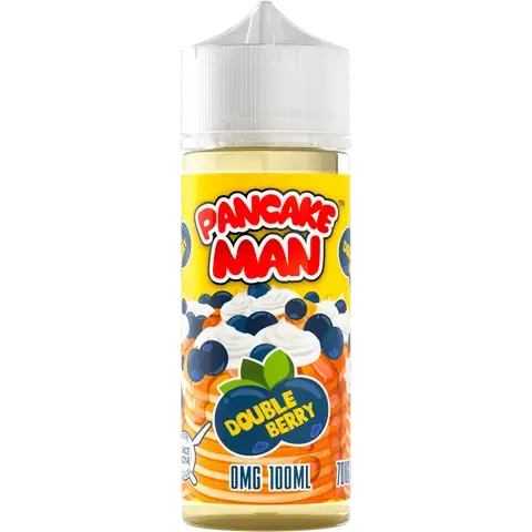 Pancake Man 100ml E-Liquid Shortfill 70/30 VG/PG - Double Berry image