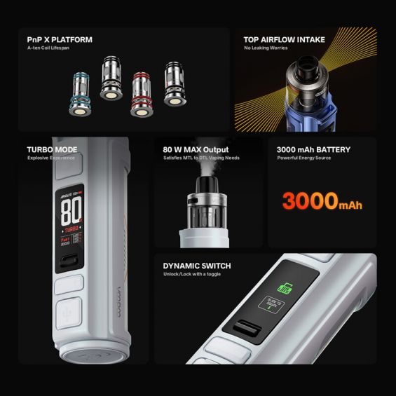 VOOPOO Argus Pro 2 80W Pod Vape Kit | PnP-X Platform