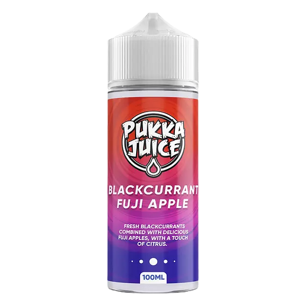 Pukka Juice 100ml E-Liquid Shortfill 70/30 VG/PG - Blackcurrant Fuji Apple image