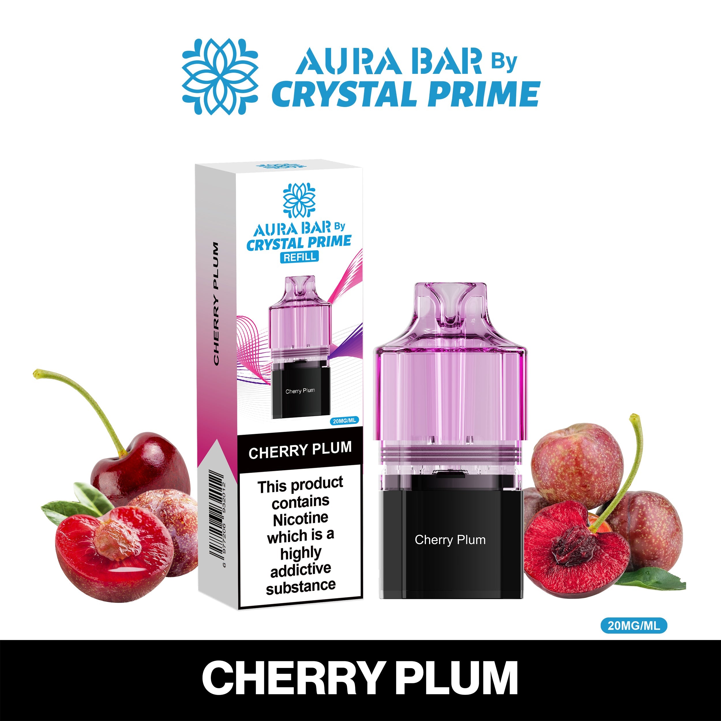 Crystal Prime Aura Bar 10K Prefilled Pods
