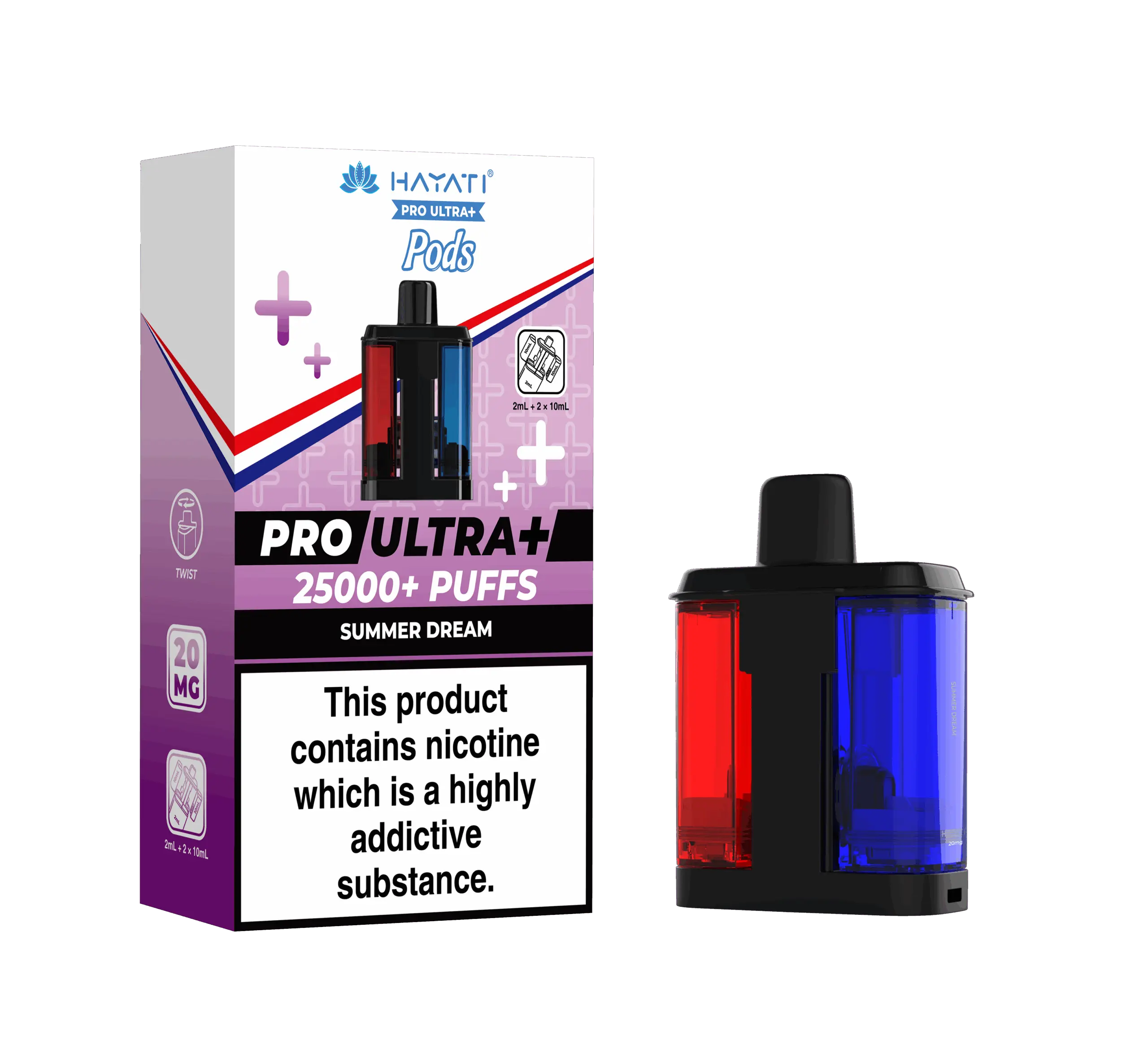 Hayati Pro Ultra Plus 25K Prefilled Pods - Summer Dream image