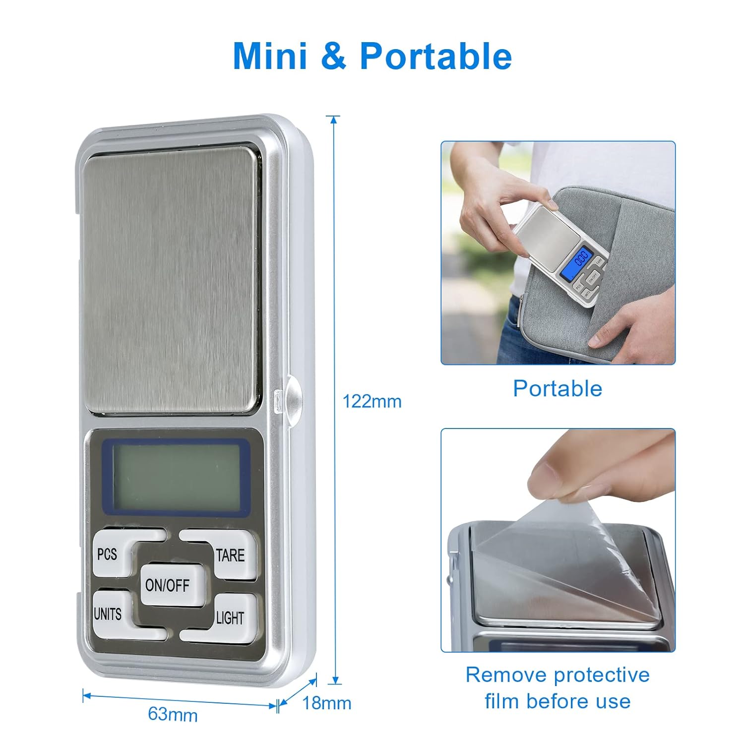 AccurCore Mini Pocket Scale 100g x 0.01g