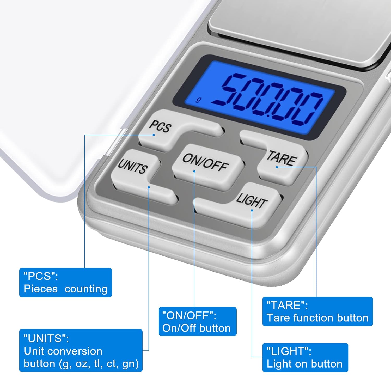 AccurCore Mini Pocket Scale 100g x 0.01g