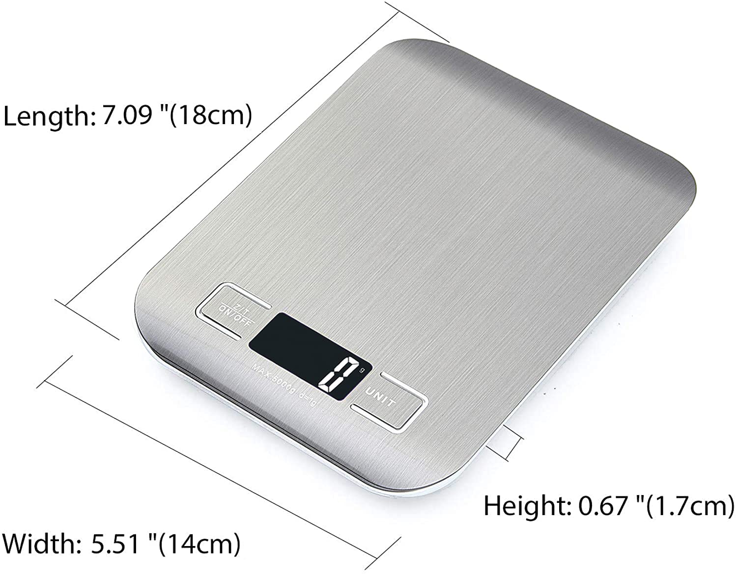 AccurCore 4 Kitchen Scale 5kg x 1g