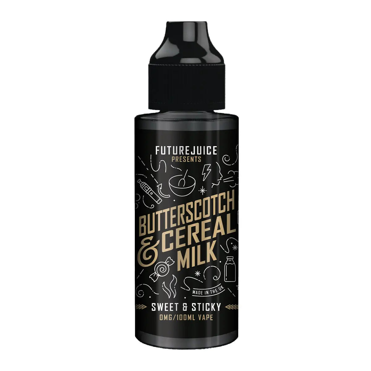 Future Juice 100ml 70/30 VG/PG E-Liquid Shortfill - Butterscotch and Cereal Milk image