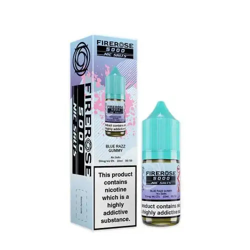 Elux Firerose 5000 Nic Salts 10ml - 10MG - Blue Razz Gummy image