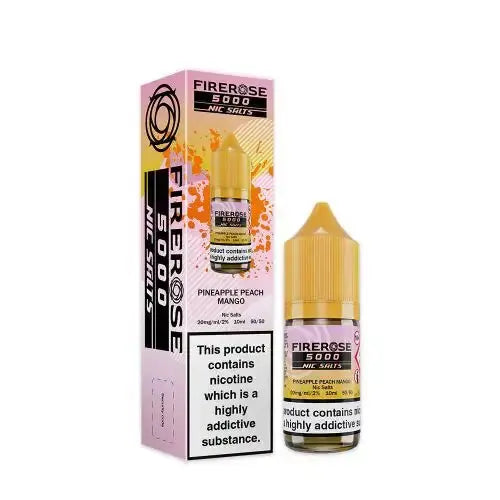 Elux Firerose 5000 Nic Salts 10ml - 20MG - Pineapple Peach Mango image
