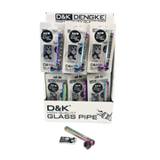 D&K Glass Pipe DK8320CD Rainbow (24-Pack)