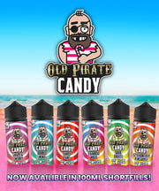 Old Pirate E-Liquid 120ML Shortfill E-liquids - Candy Series