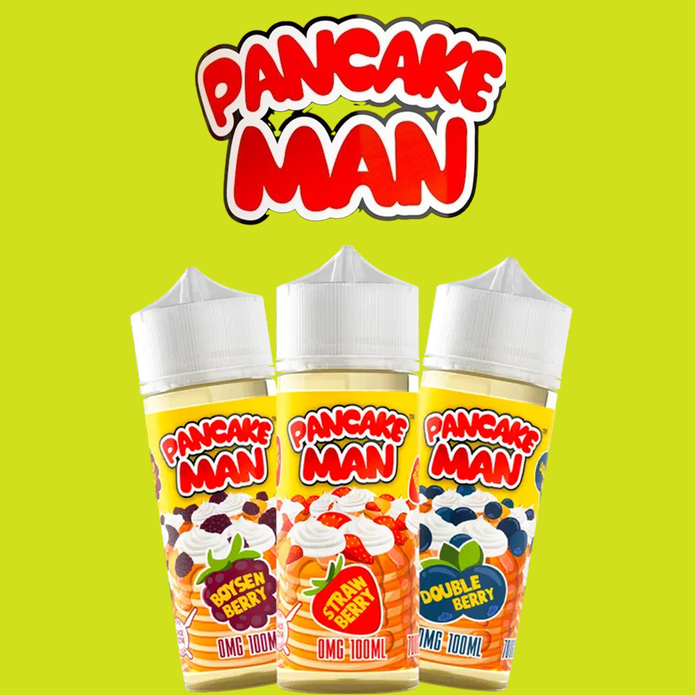 Pancake Man 100ml E-Liquid Shortfill E-liquids