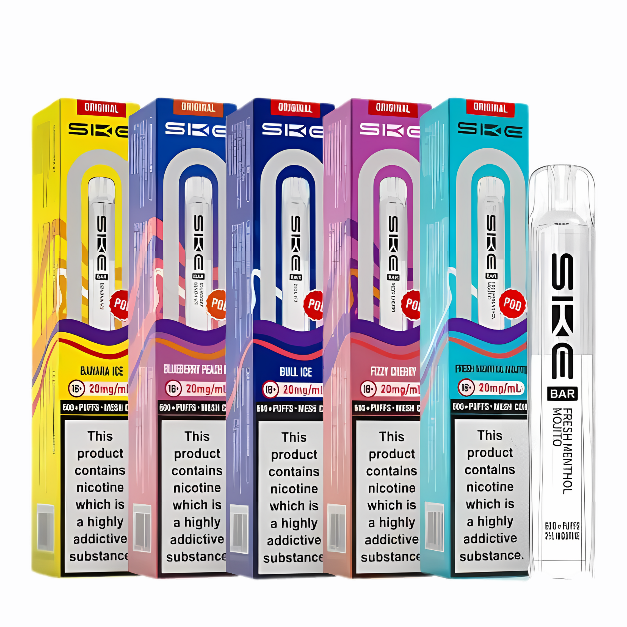 SKE Bar 600 Prefilled Pods