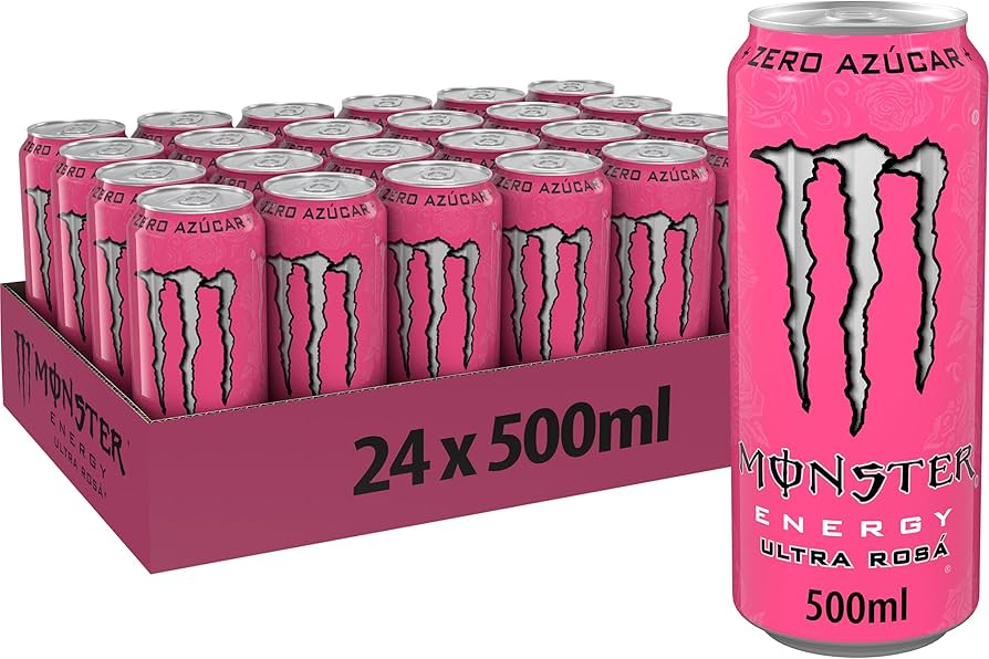 Monster Energy Drink Ultra Rosa 24 x 500ml