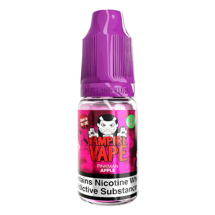 Vampire Vapes 10ml | 3MG | 50VG/50PG | 70+ Flavors - Pinkman Apple image