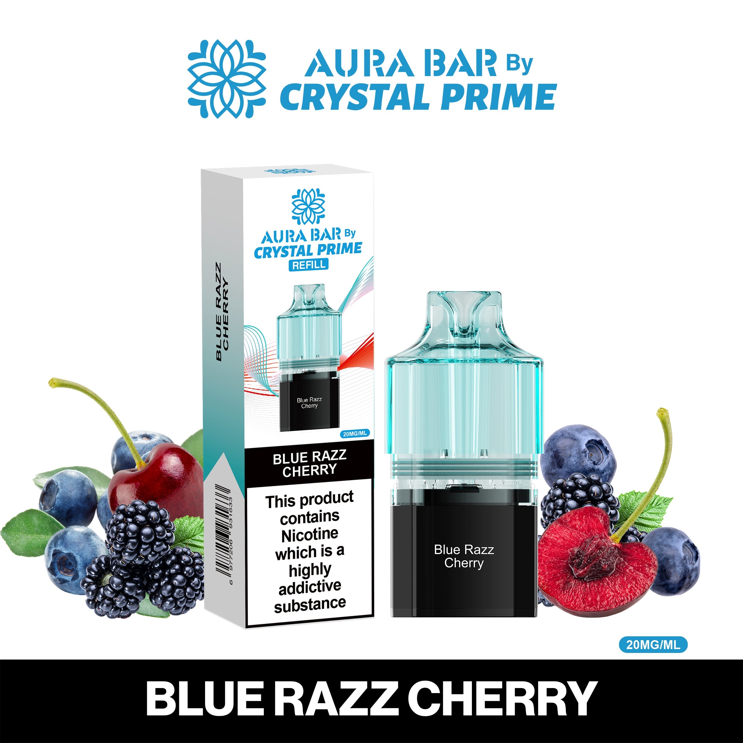 Crystal Prime Aura Bar 10K Prefilled Pods