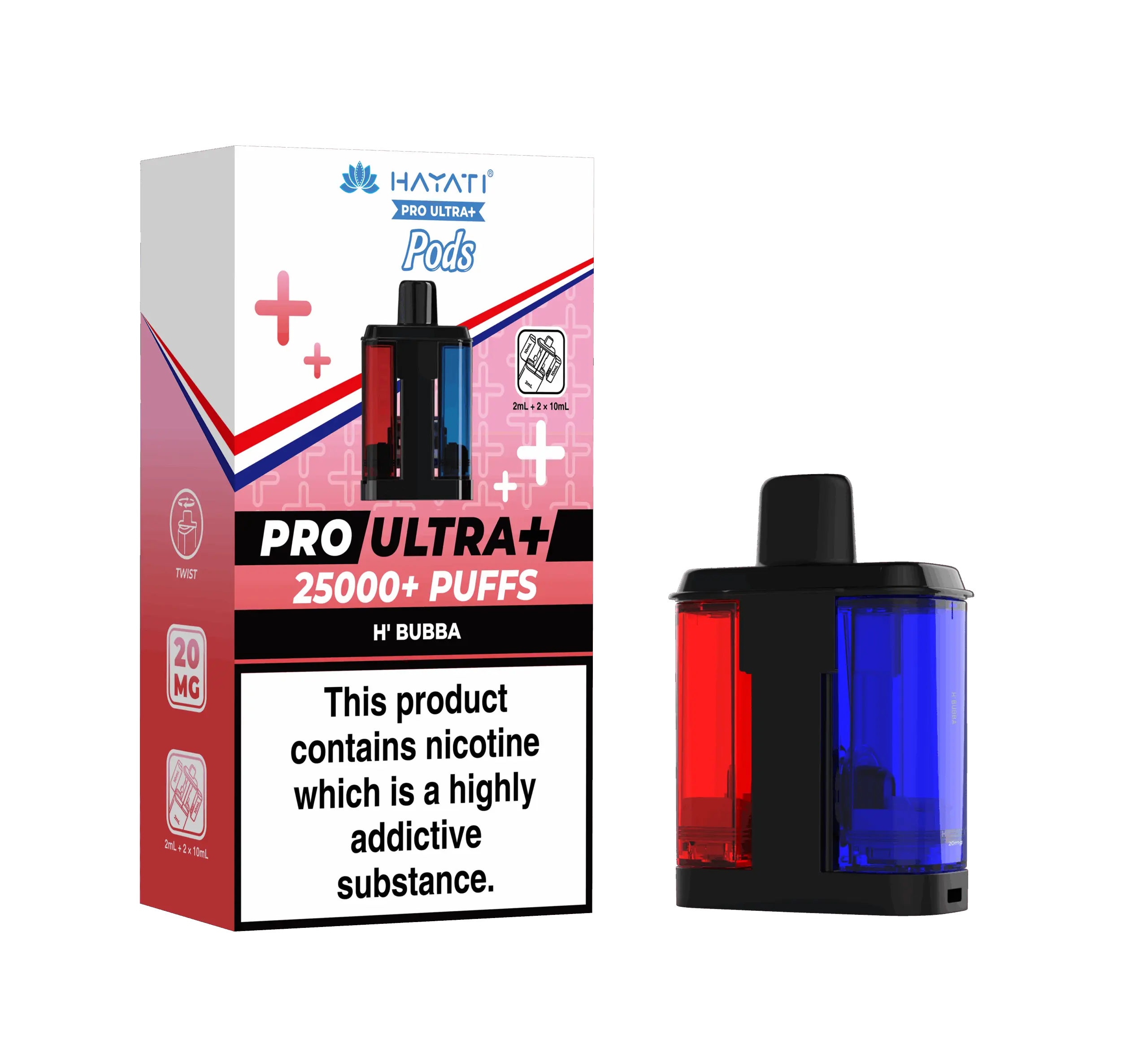 Hayati Pro Ultra Plus 25K Prefilled Pods - H'Bubba image