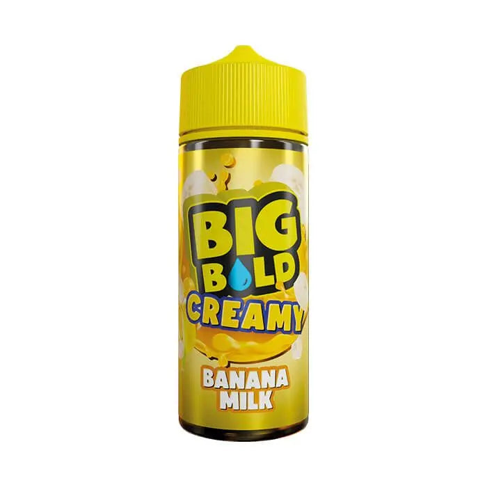 Big Bold 100ml E-Liquid Shortfill 70/30 VG/PG - Creamy - Banana Milk image