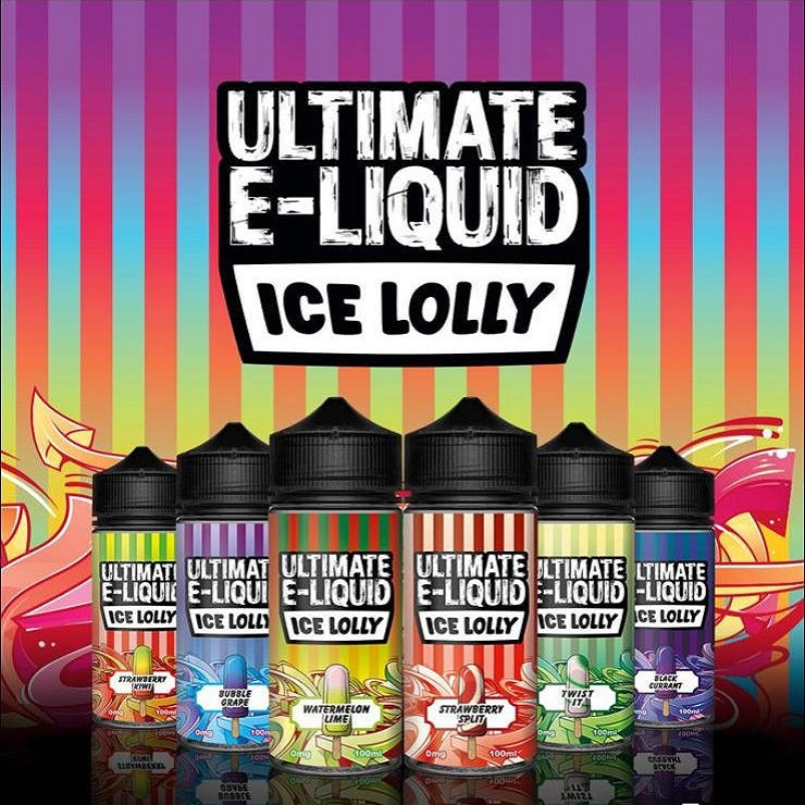 Ultimate E Liquid Ice Lolly Range 120ml Shortfill E-liquids