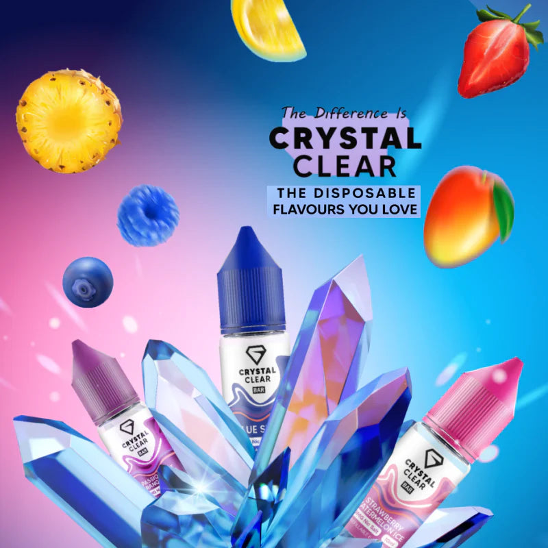 Crystal Clear Nic Salts 10ml - 10MG image 1