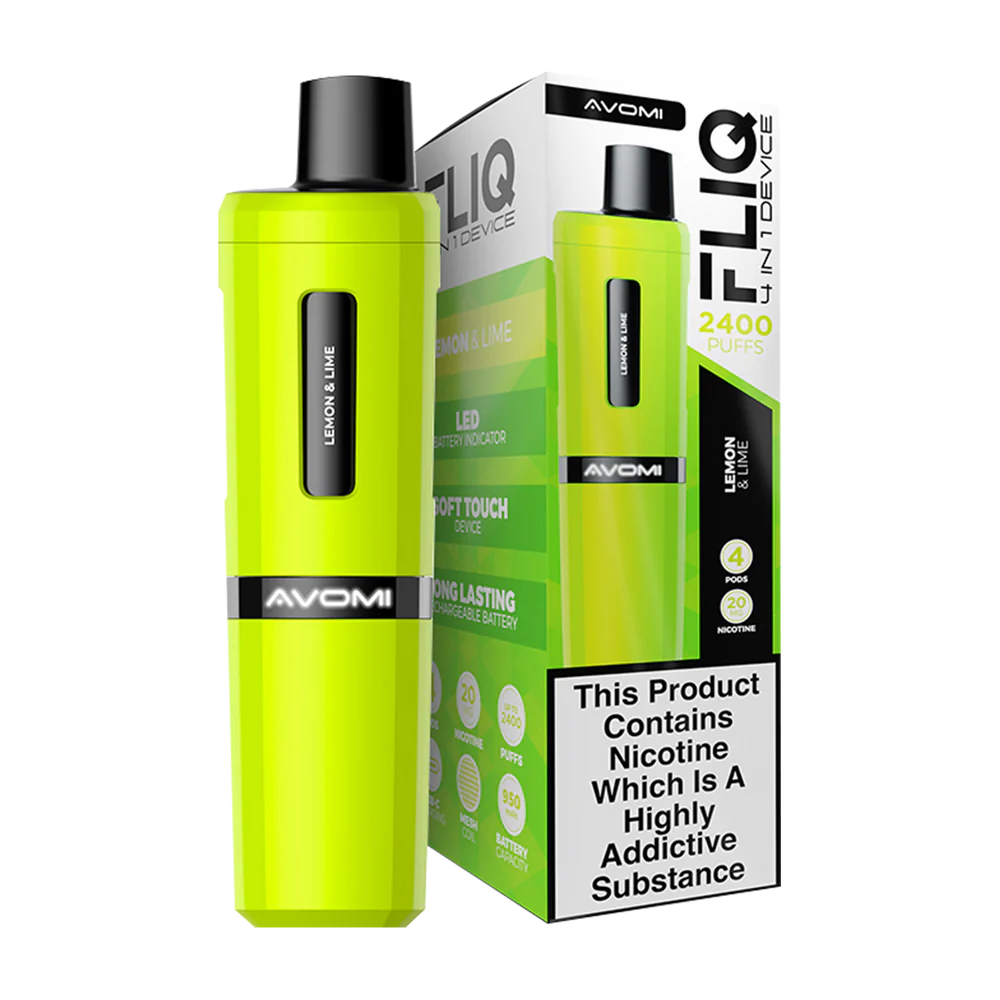 Avomi FLIQ 4-in-1 Prefilled Pod Kit – 2400 Puffs image 0