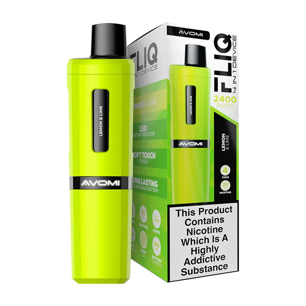 Avomi FLIQ 4-in-1 Prefilled Pod Kit – 2400 Puffs image 0