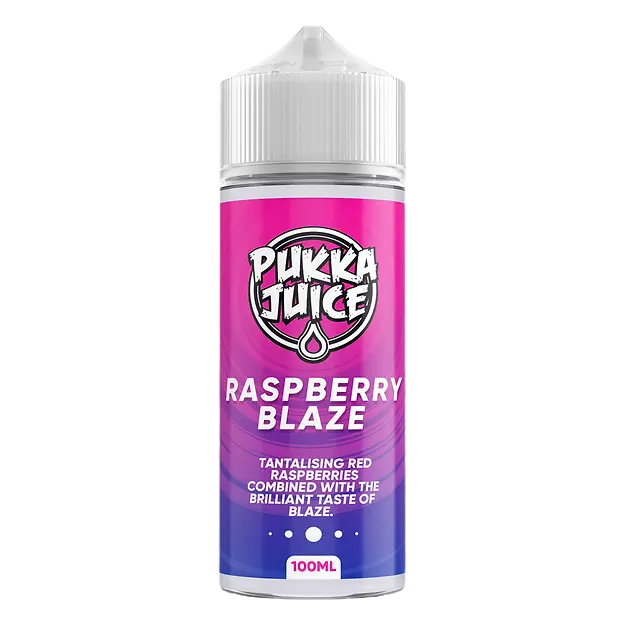 Pukka Juice 100ml E-Liquid Shortfill 70/30 VG/PG - Raspberry Blaze image