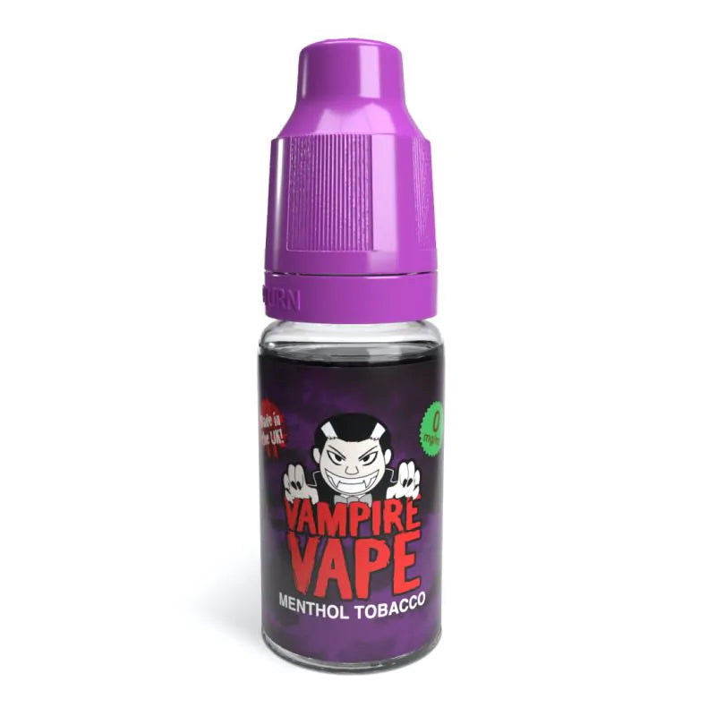 Vampire Vapes 10ml | 18MG | 40VG/60PG | 70+ Flavors - Menthol Tobacco image