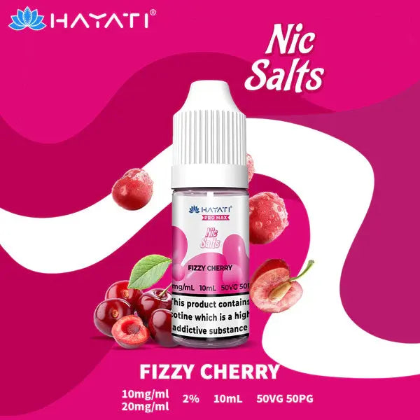 Hayati Pro Max Nic Salts 10ml - 20MG - Fizzy Cherry image