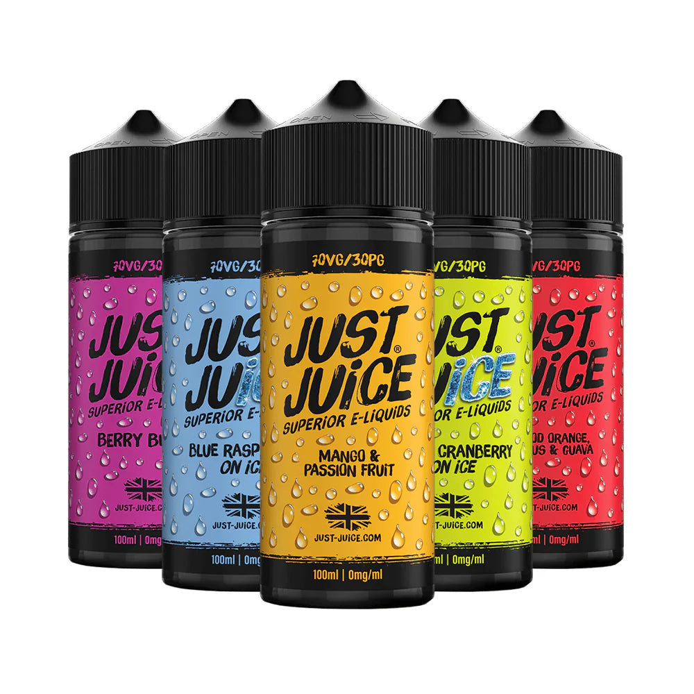 Just Juice 100ml E-Liquid Shortfill | Exotic | On Ice | Fusion Range  70/30 VG/PG image 0