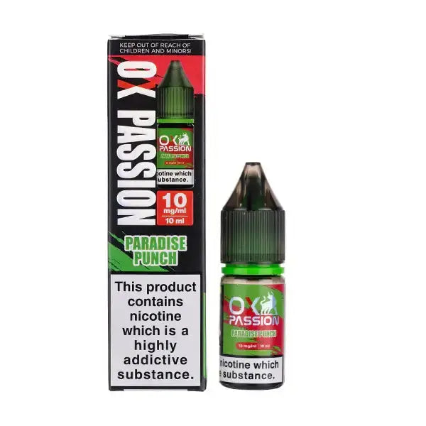 OXVA OX Passion Nic Salts 10ml - 10MG - Paradise Punch image