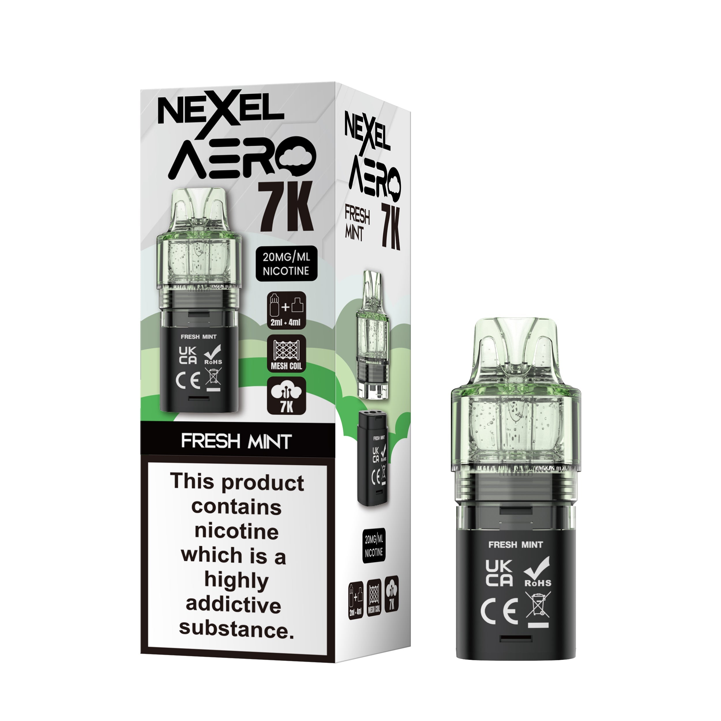 Nexel Aero 7000 Replacement Prefilled Pod