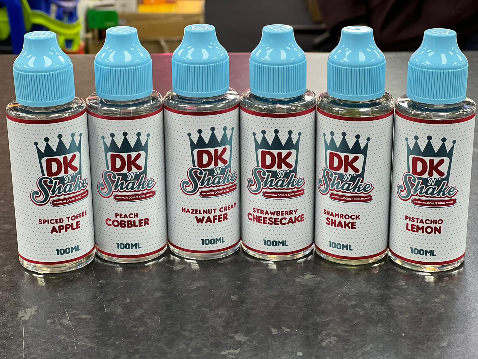 Donut King Shakes Range 120ml Shortfill E-liquids