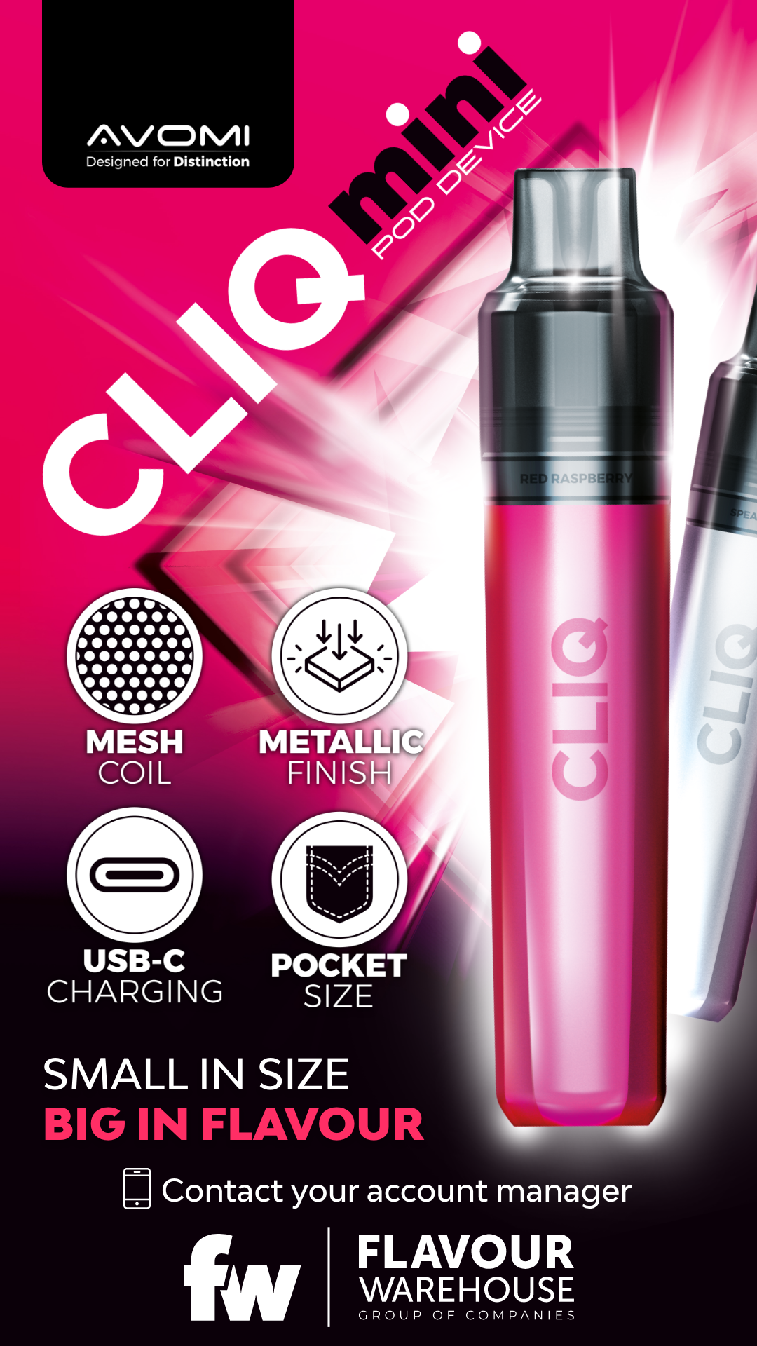 Avomi CLIQ Mini Prefilled Pod Kit